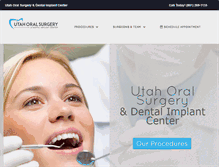 Tablet Screenshot of oralsurgeoninutah.com